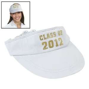    Class Of 2012 White Visors   Hats & Visors