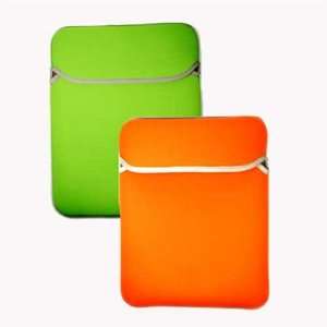  Orange Green Reversable 2 Side Soft Sleeve 13 inches For 