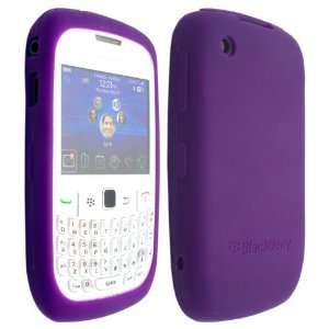 Dark Purple High Quality Soft Silicone For Blackberry Curve 2 8520 