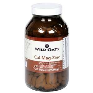 Wild Oats Cal Mag Zinc, Tablets, 250 tablets