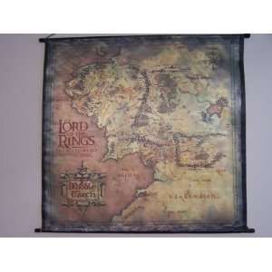  Lord of the Rings Map Middle earth wall scroll Everything 