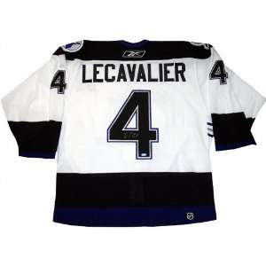 Vincent LeCavalier Tampa Bay Lightning Autographed White Authentic 