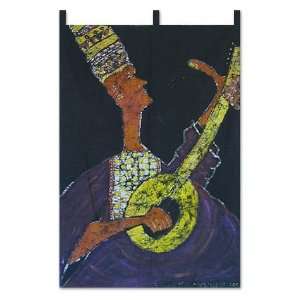  Batik wall hanging, Music Man