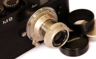 New USA Voigtlander 50mm 50/3.5 Nickel Heliar Leica M, M9, Ricoh GXR M 