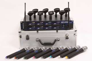 VocoPro UHF 8800 8 Channel Wireless Microphone System  