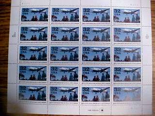 Berlin Airlift 32 cent sheet of stamps NEW  