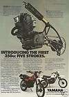 1980 Yamaha XT250 & TT250 Motorcycles FULL COLOR ad 10/26/11