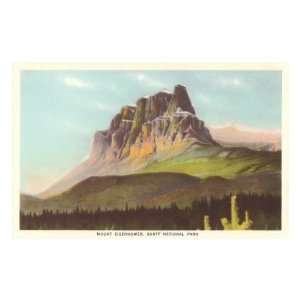  Mt. Eisenhower, Banff National PArk Travel Premium Poster 