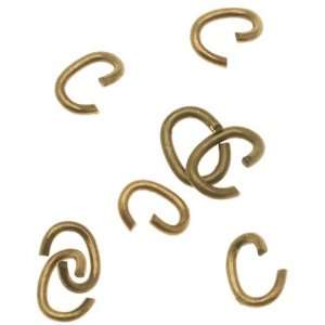  Antiqued Brass Open Oval Jump Rings 5x4mm (50) Arts 