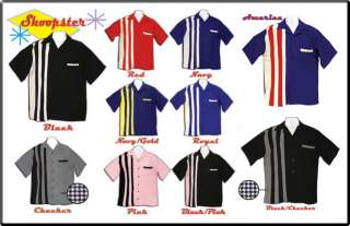 NEW Vintage Retro SHOOPSTER Bowling Shirt USA MADE  
