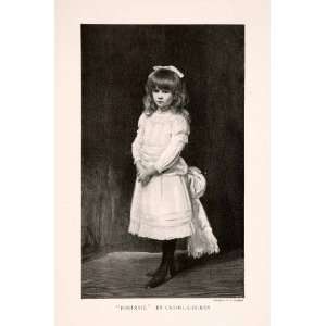   Young Girl Dress Art   Original Wood Engraving (Photoxylograph) Home