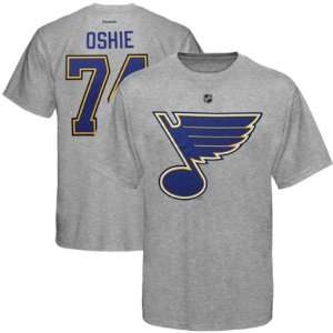 St. Louis Blues Reebok Grey TJ Oshie Player T Shirt:  