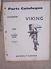1959 eaton viking outboard motor parts manual catalog 12 hp