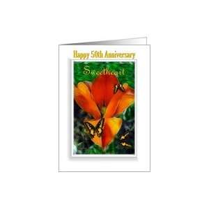 Anniversary/Sweetheart /Spouse ~ Age Specific 50th ~ Orange 