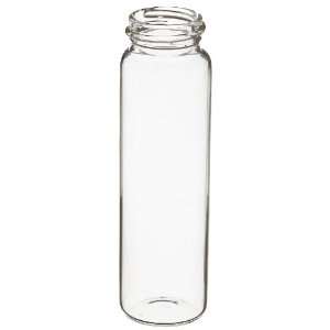   Glass 40mL Vial in Lab File, without Cap, Clear (200 Vials per Lab