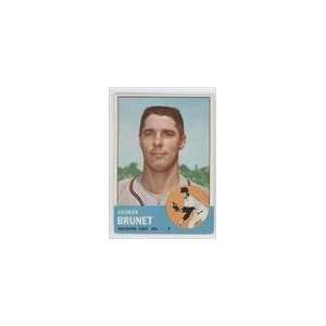  1963 Topps #538   George Brunet Sports Collectibles