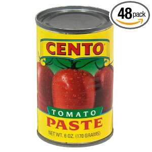 Cento Tomato Paste, 6 ounces (Pack of48)  Grocery 