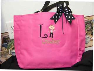 Dance Jazz Tap Ballet Tote Bag PERSONALIZED colors GIFT  