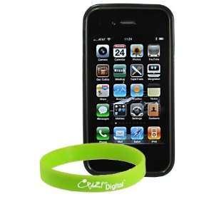  CrazyOnDigital Case for Apple iPhone 4G   Black   Fits AT 