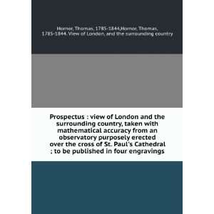 Prospectus  view of London and the surrounding country, taken with 