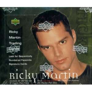 1999 Upper Deck Ricky Martin Trading Cards Sealed Box (24 packs 