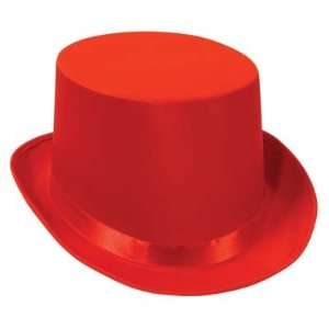  Red Satin Sleek Top Headpiece Toys & Games