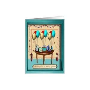  Turning 115 is really great! Card: Toys & Games