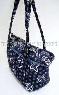 brand vera bradley style tote cosmetic pouch coin purse color navy 