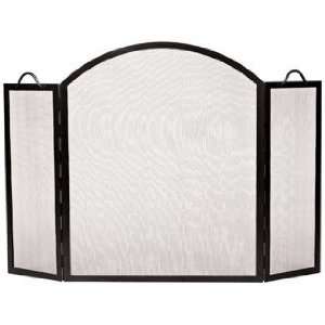   Fold Graphite 35 High Twisted Arched Fireplace Screen: Home & Kitchen