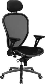 Mesh Silver Vein Computer Office Desk Chair Headrest  