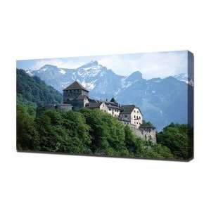 Vaduz Castle Liechtenstein   Canvas Art   Framed Size 20x30   Ready 