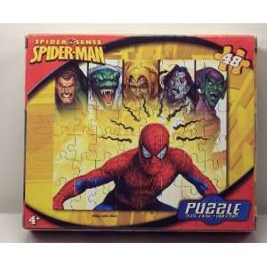  Spider Man Spider Sense 48 Piece Puzzle Toys & Games