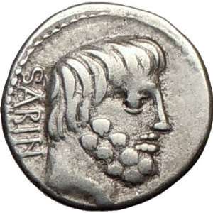   Sabinus Sabine King Tatius 89BC Ancient Silver Coin 