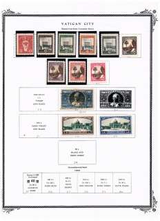 1840 1940 Collection of Vatican City on Scott Vintage Pages  