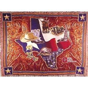  Gold Metal Recyclers of Texas Throw Blanket