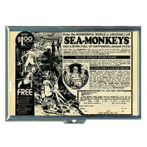 Sea Monkeys Retro Comic Book ID Holder, Cigarette Case or Wallet: MADE 