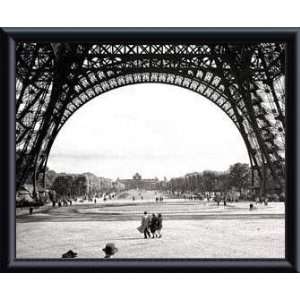 Metal Framed Print   Under the Eiffel Tower   Artist Pierre Armstrong 