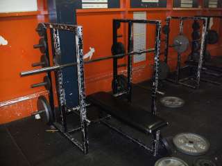 American Half Bench Power Rack School Gym Health Clinic Fitness 
