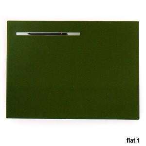  flat 2 leather desk pad by nava milano: Office Products