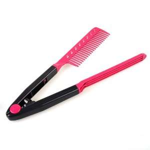   Smart DIY Hairdressing Styling Hair Straightener With Comb: Beauty