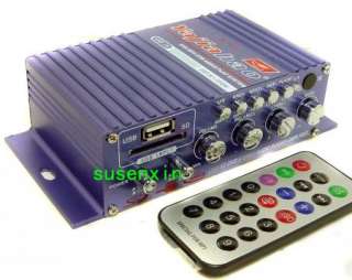 12V USB SD MP3 car Stereo Amplifier+U disk+Remote ipod  