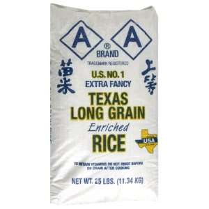 AA Long Grain Rice, 25 Pound Grocery & Gourmet Food