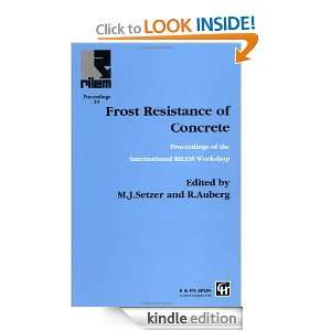 Frost Resistance of Concrete (Rilem Proceedings) Rainer Auberg 