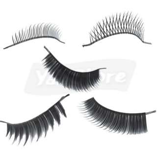 50 Pairs in 5 Styles New FAKE False Eyelashes Eye Lash Makeup +Eyelash 