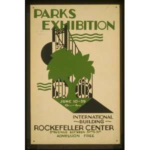   Parks exhibition International Building, Rockefeller Center / 1936