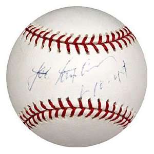 Joe Nuxhall Autographed / Signed Montreal Expos Baseball (James Spence 