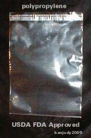 Polypropylene Clear Flat Archival Bags Photo Paper book  