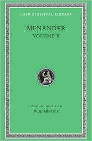   Loeb Classical Library), Vol. 2, (0674995066), Menander, Textbooks