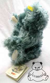   005305 Steiff Mohair Green Stuffed Animal Growler Jointed NWT  