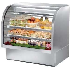    True TCGG 48 S 48 Curved Glass Refrigerated Deli Case Appliances